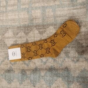 GG Gucci yellow socks size Medium